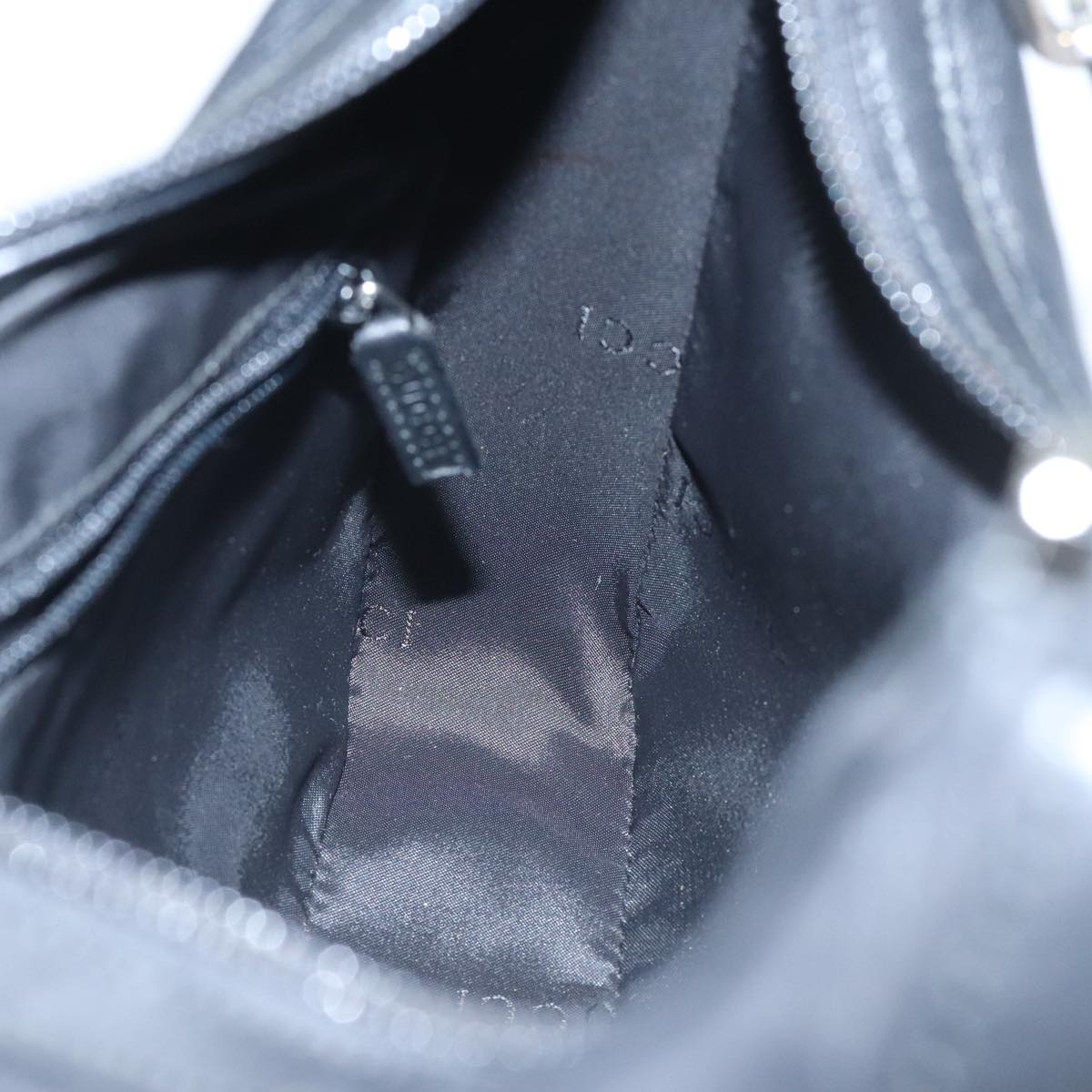 GUCCI Chain Shoulder Bag Leather Black Silver 001 3873 3754 yk15085