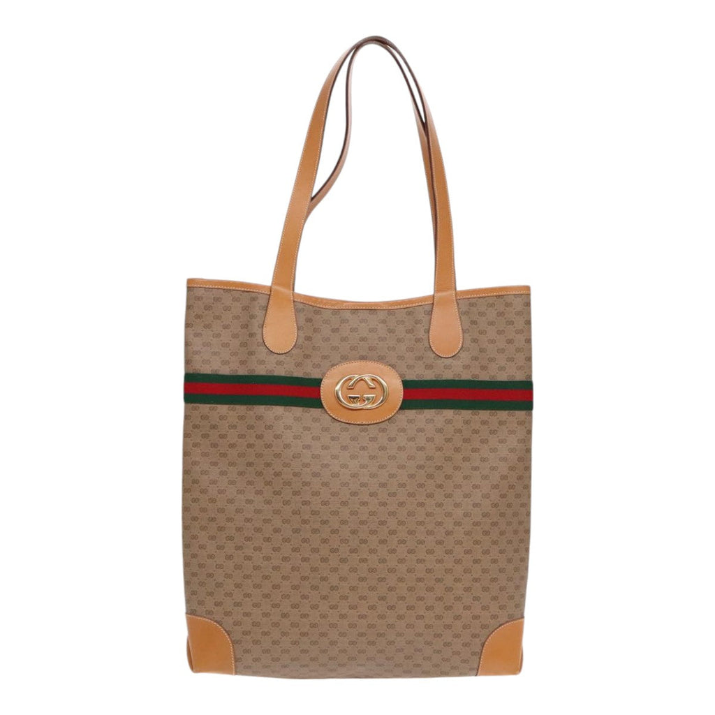 GUCCI Micro GG Supreme Web Sherry Line Bag PVC Beige 002 904 0131 yk15129