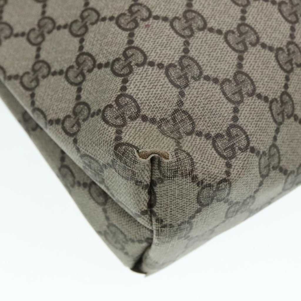 GUCCI GG Supreme Web Sherry Line Tote Bag PVC Beige Red 16 002 4487 yk15139