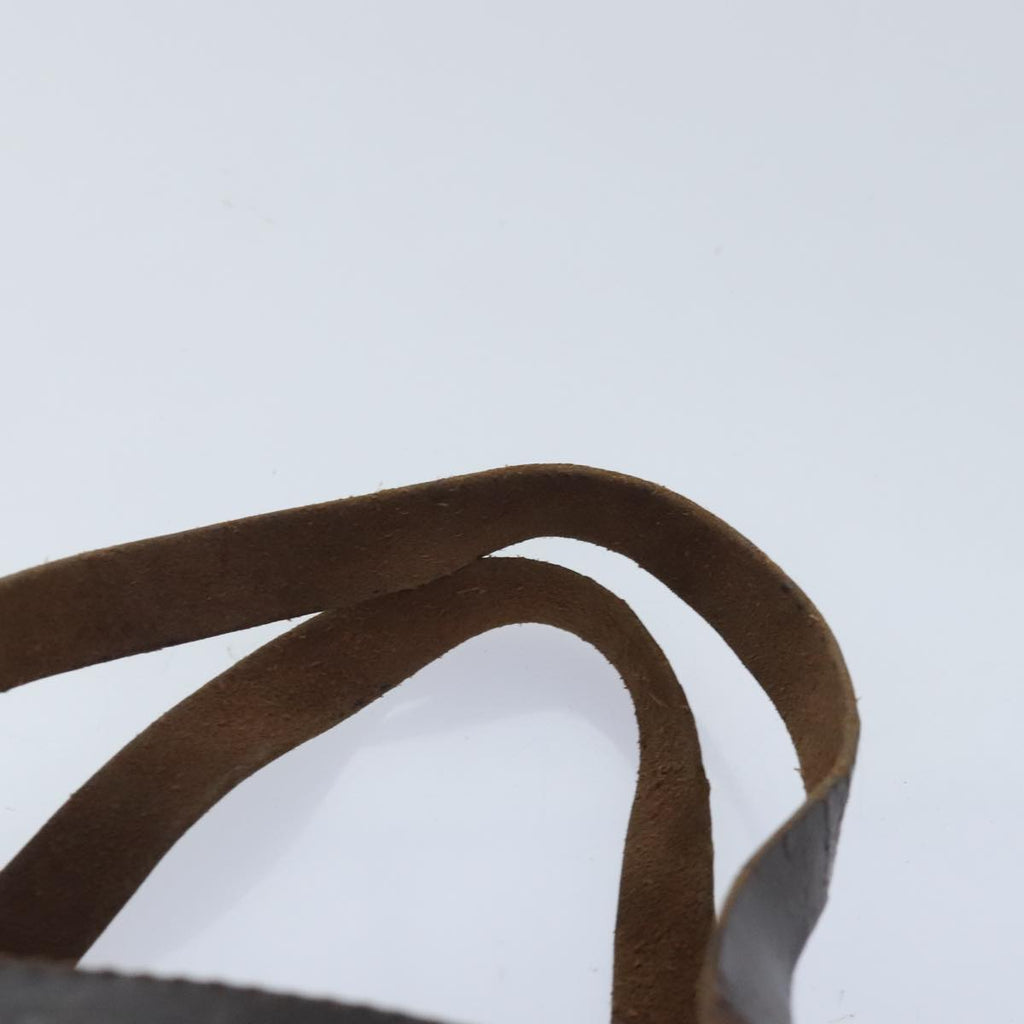 FENDI Zucca Canvas Hand Bag Brown Black yk15166
