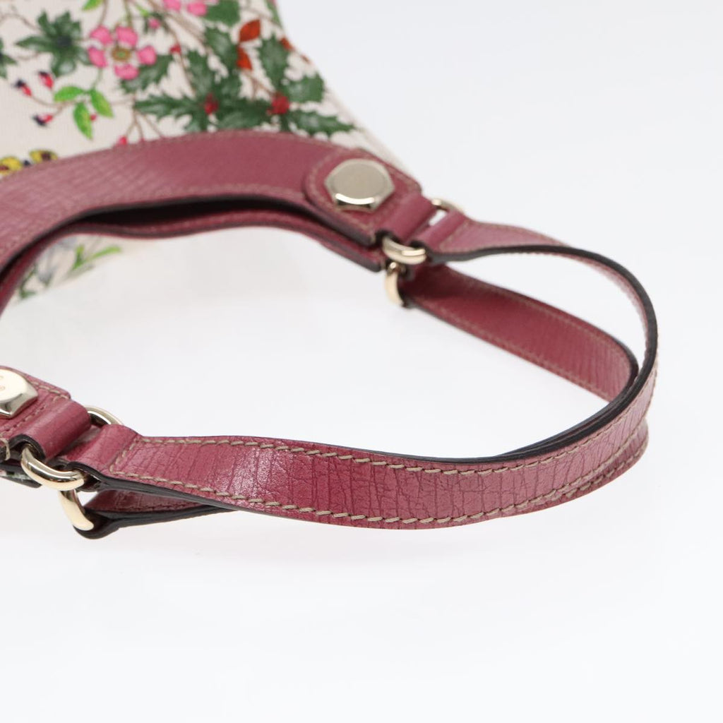 GUCCI Flora Hand Bag Canvas Outlet Multicolor Gold 231820 yk15201