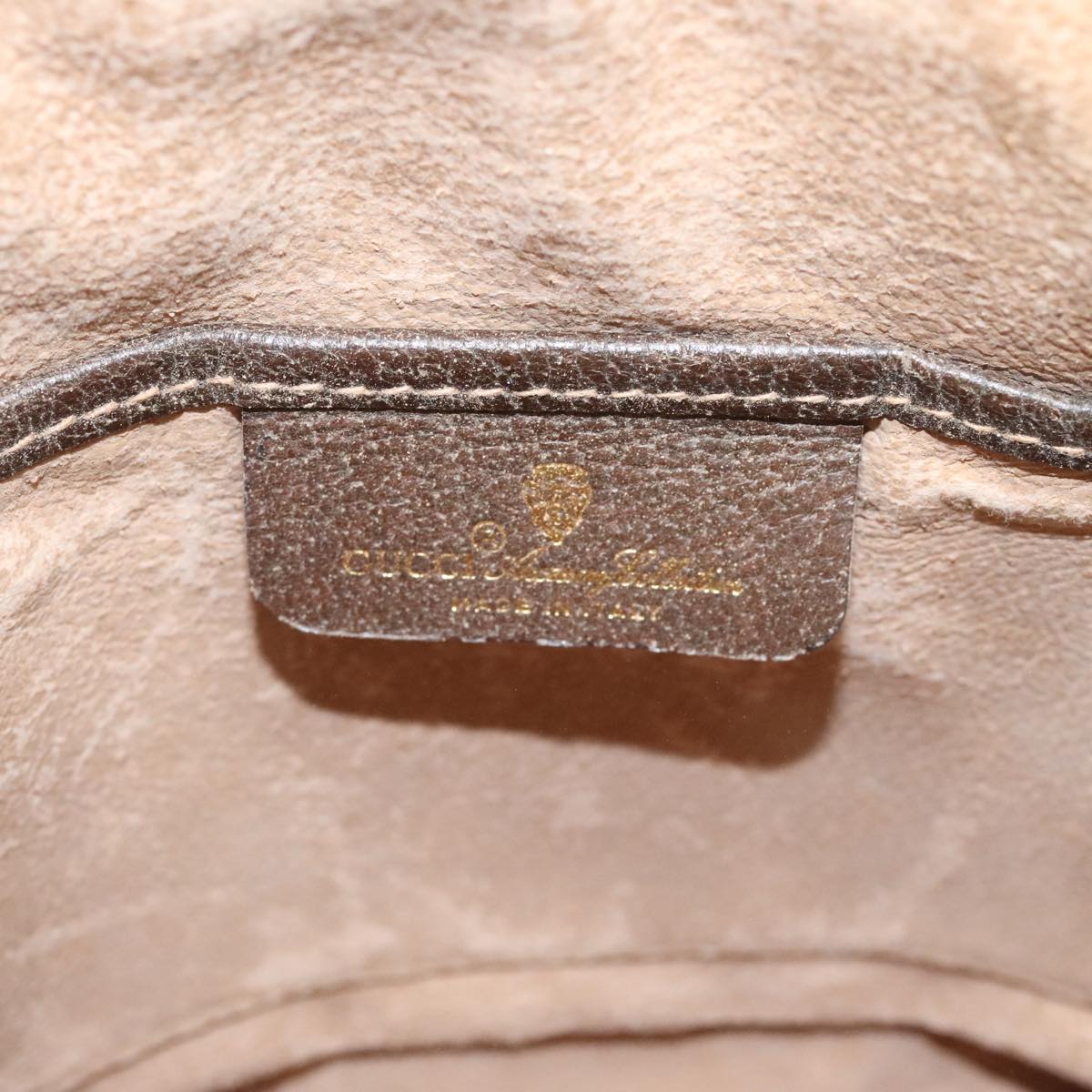 GUCCI GG Supreme Web Sherry Line Shoulder Bag PVC Beige 164 02 034 yk15230