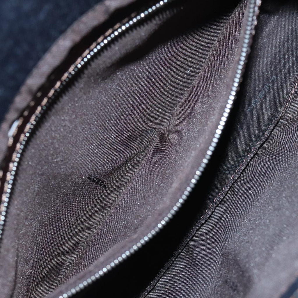 FENDI Mamma Baguette Shoulder Bag Denim Navy Silver yk15240A