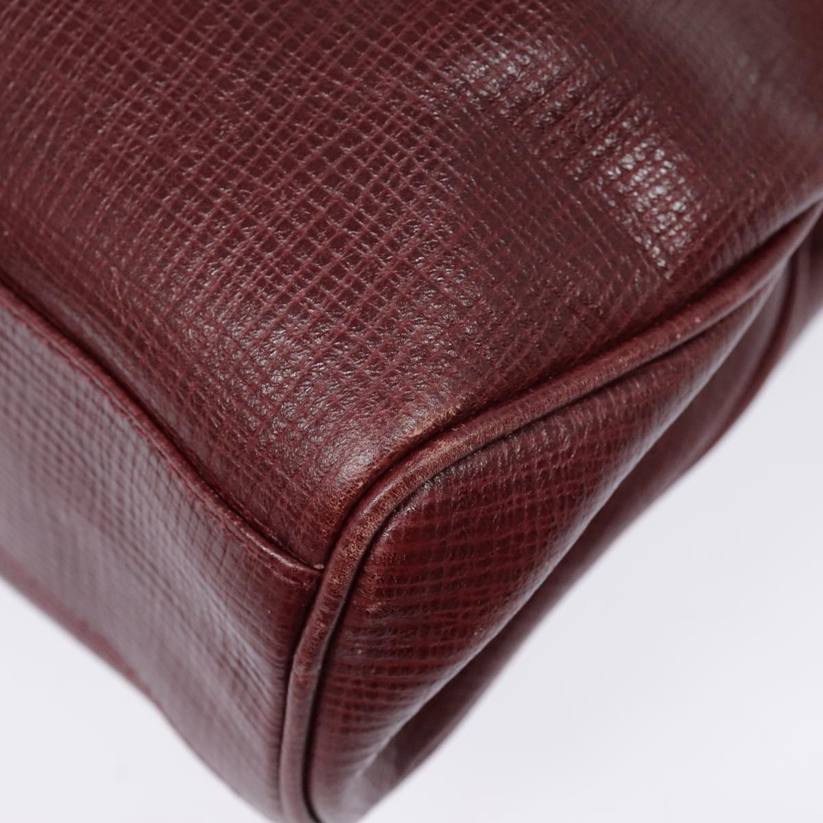 FENDI Shoulder Bag Leather Red yk15406