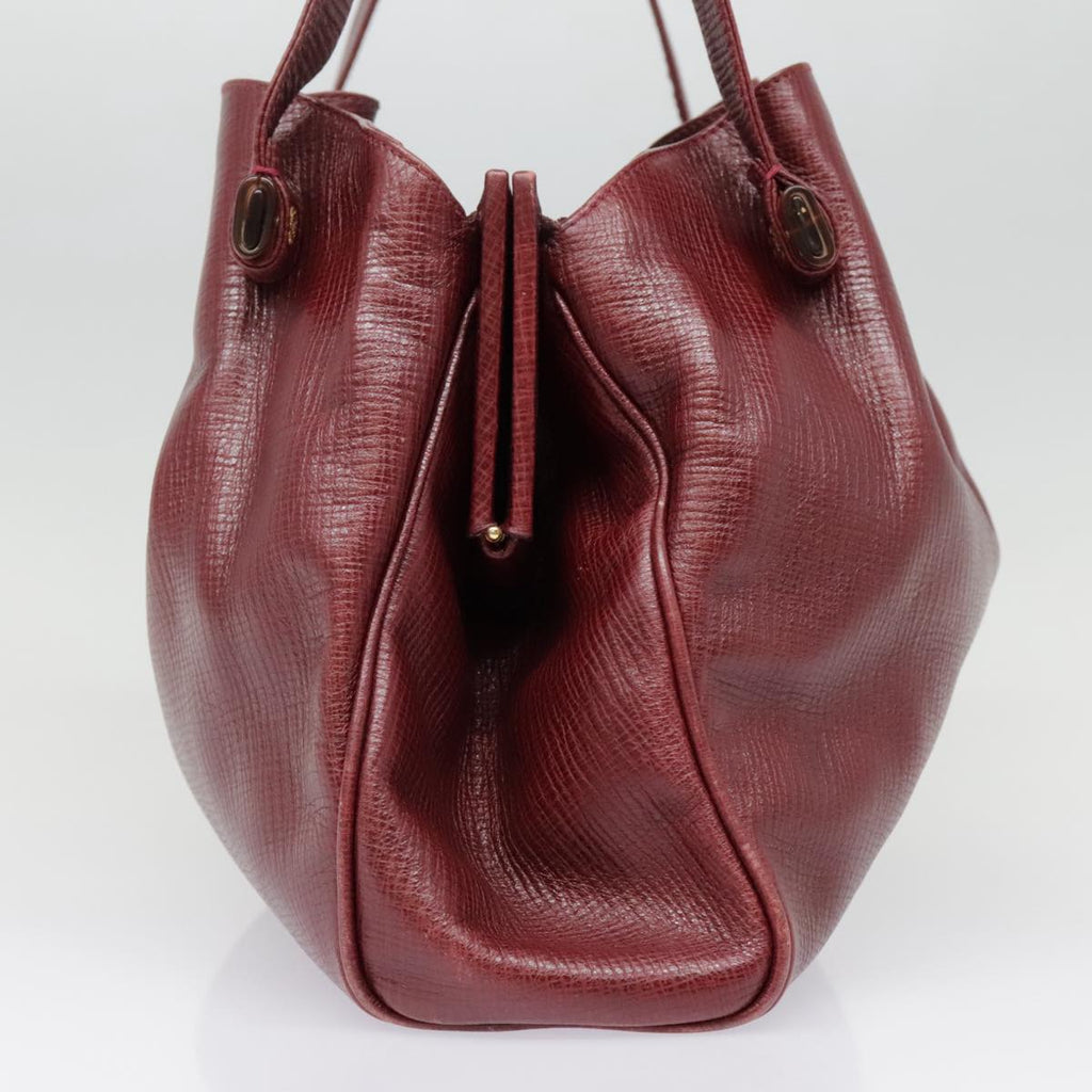 FENDI Shoulder Bag Leather Red yk15406