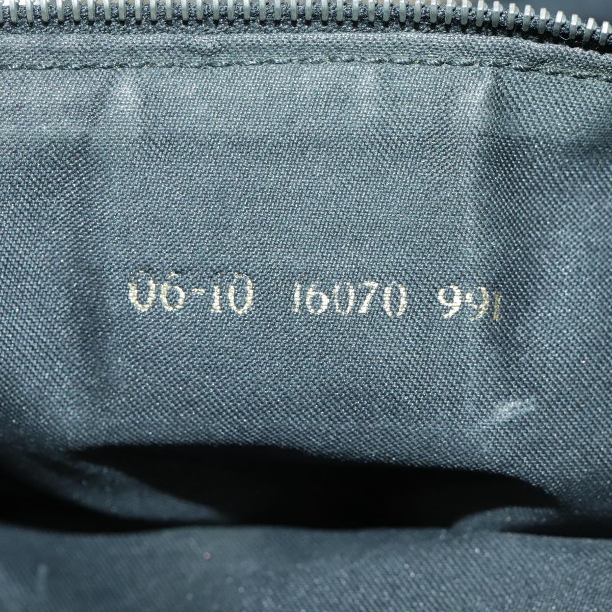 FENDI Zucca Canvas Shoulder Bag Brown Black Silver yk15522