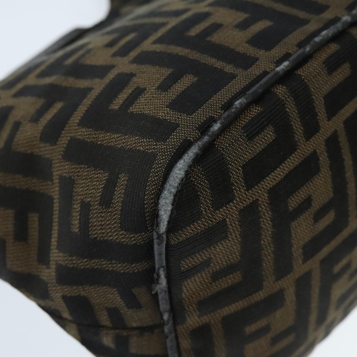 FENDI Zucca Canvas Mamma Baguette Shoulder Bag Brown yk15584