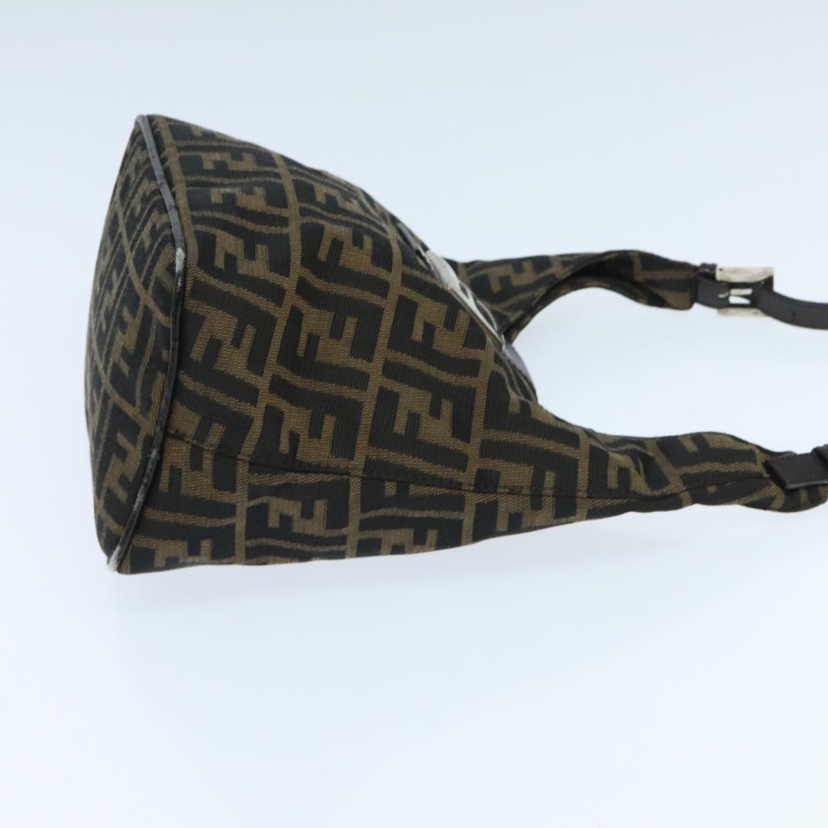 FENDI Zucca Canvas Mamma Baguette Shoulder Bag Brown yk15584