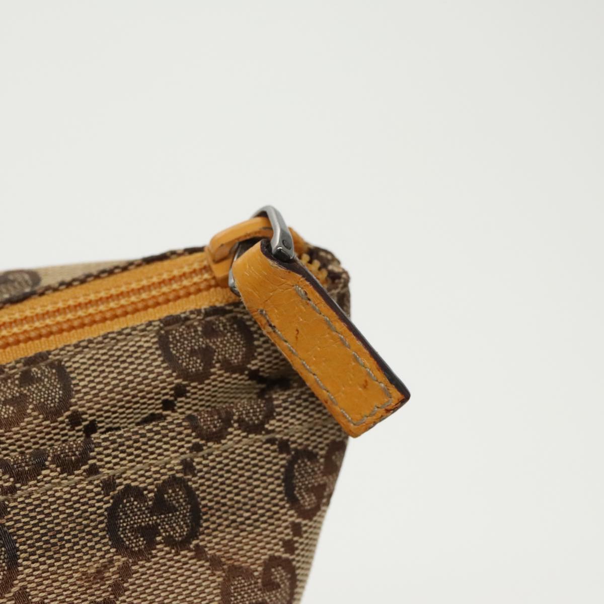 GUCCI GG Canvas Tote Bag Beige Silver 131230 yk15782