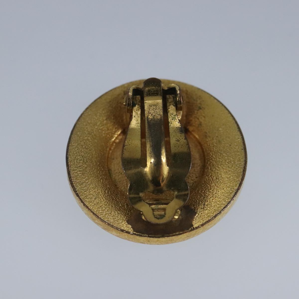 CHANEL COCO Mark Earring metal Gold CC yk15811