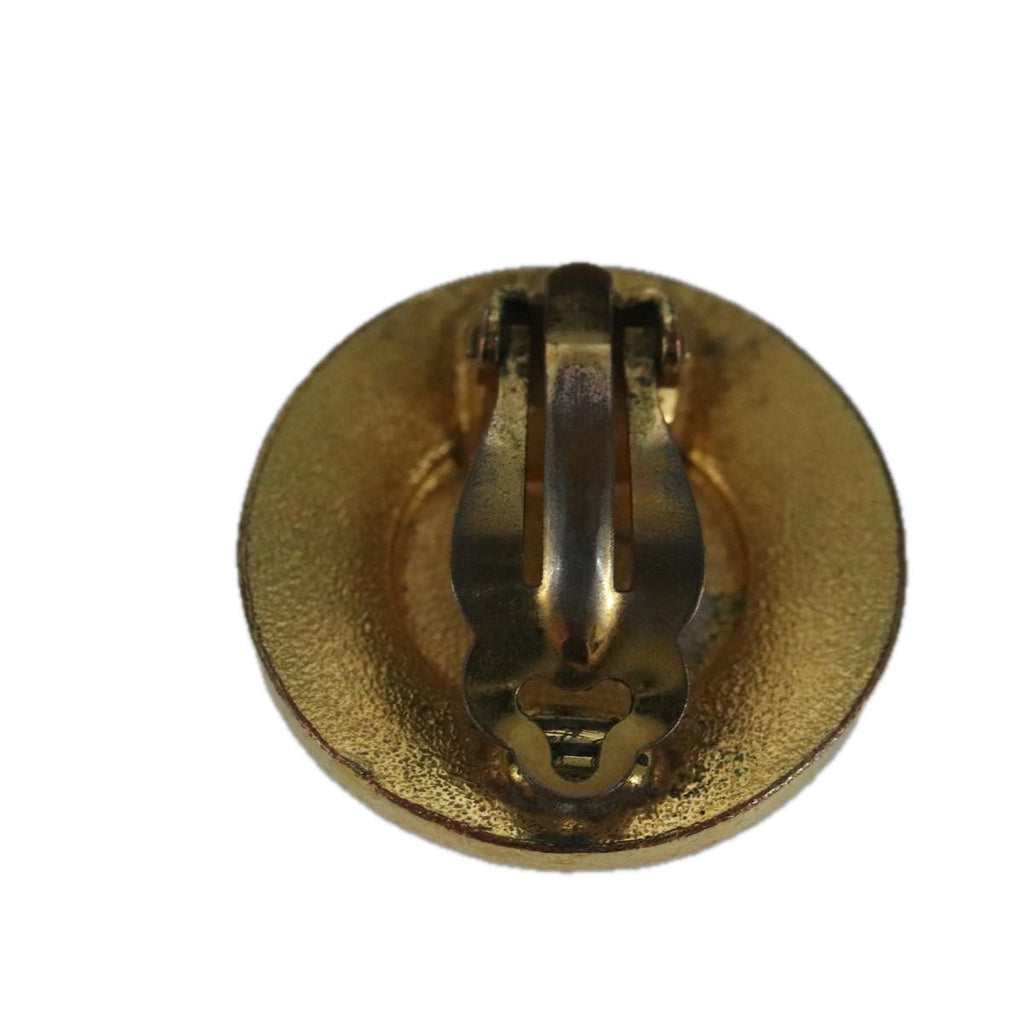 CHANEL COCO Mark Earring metal Gold CC yk15811