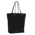 GUCCI GG Canvas Tote Bag Black Silver 31243 yk15819