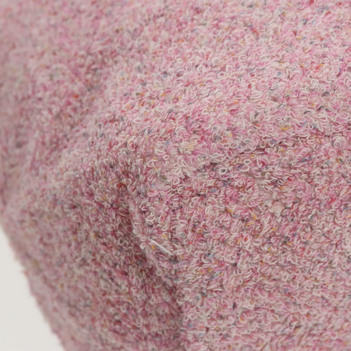 CHANEL COCO Mark Tote Bag pile Pink CC yk15863A
