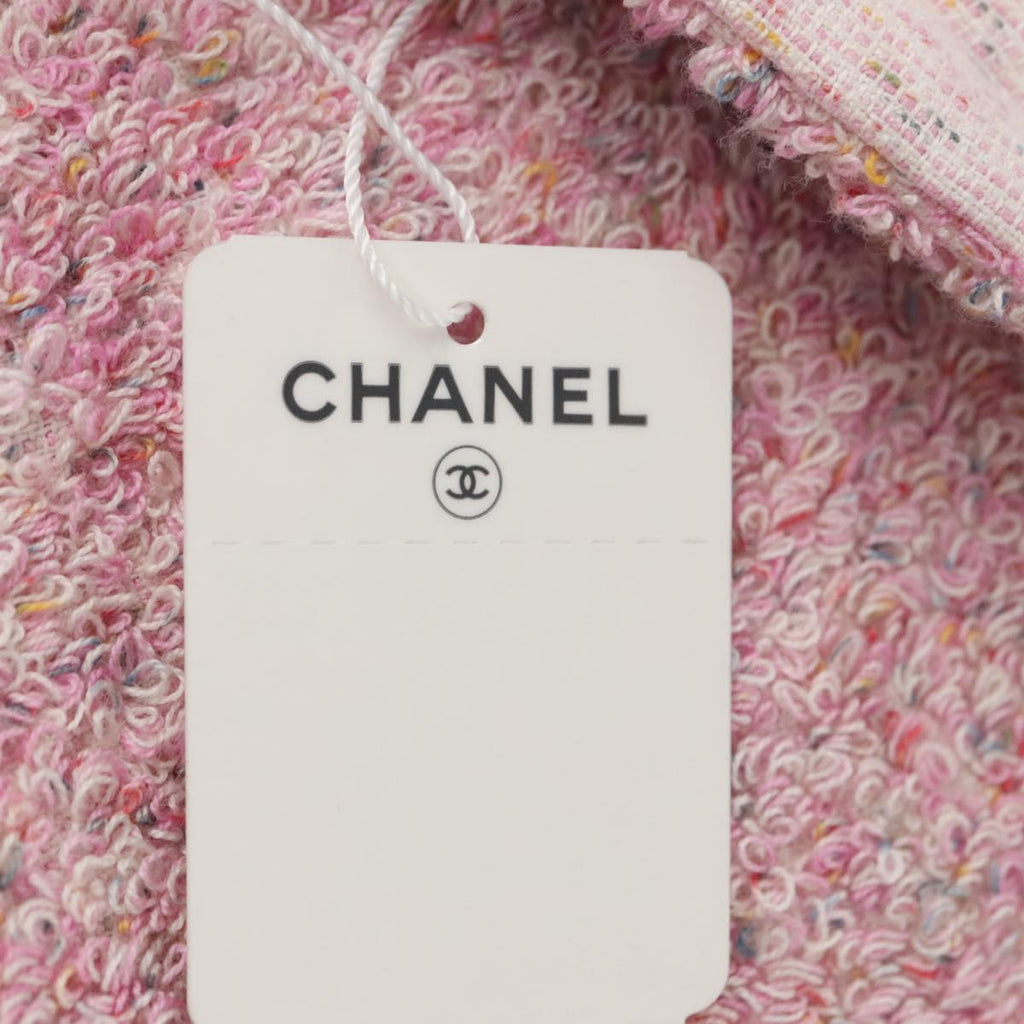 CHANEL COCO Mark Tote Bag pile Pink CC yk15863A