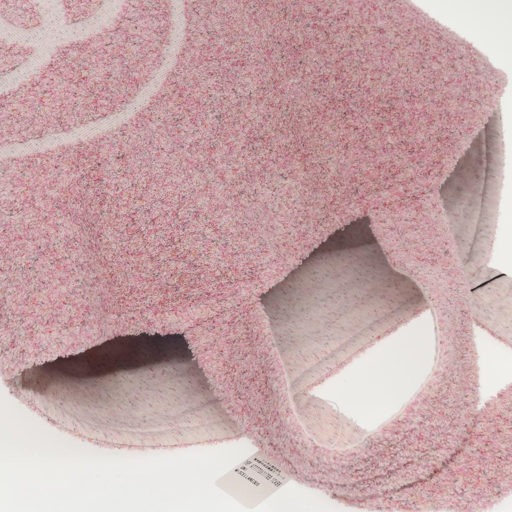 CHANEL COCO Mark Tote Bag pile Pink CC yk15863A