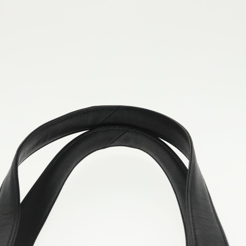 CHANEL Matelasse Tote Bag Caviar Skin Black CC yk15918A