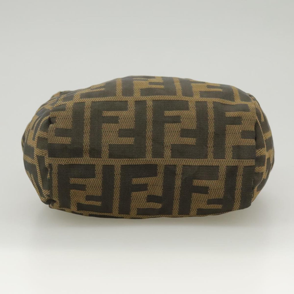 FENDI Zucca Canvas Pouch Brown Black yk15922