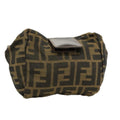 FENDI Zucca Canvas Pouch Brown Black yk15922