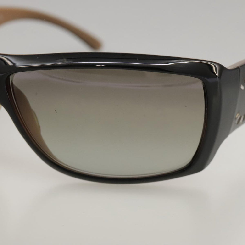 CHANEL Sunglasses plastic Black CC yk15949