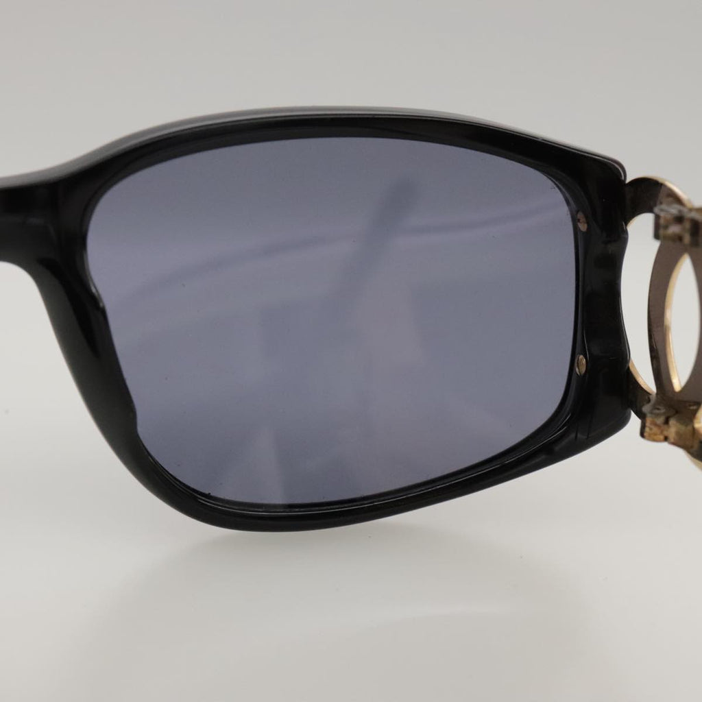 CHANEL Sunglasses plastic Black CC yk15965