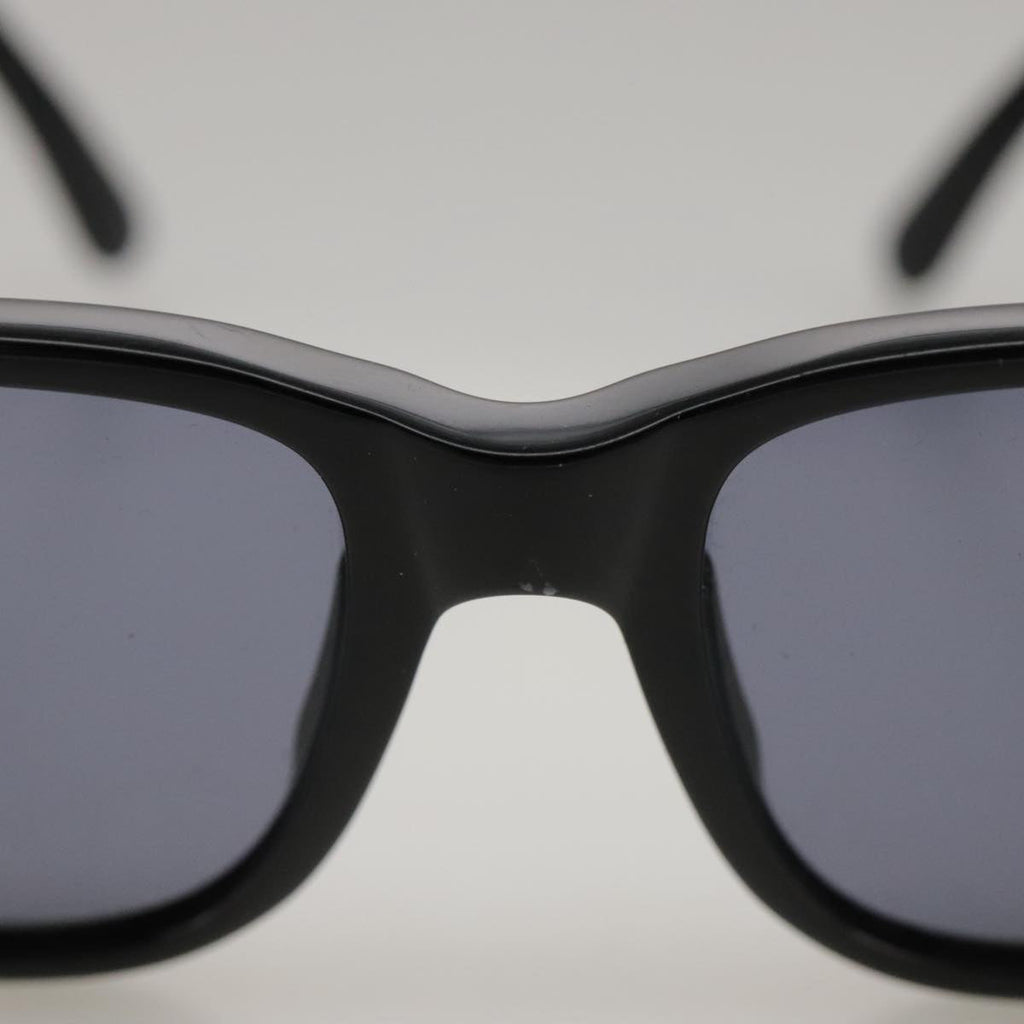 CHANEL Sunglasses plastic Black CC yk15965