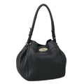 FENDI Celeria Tote Bag Leather Black Gold yk15995