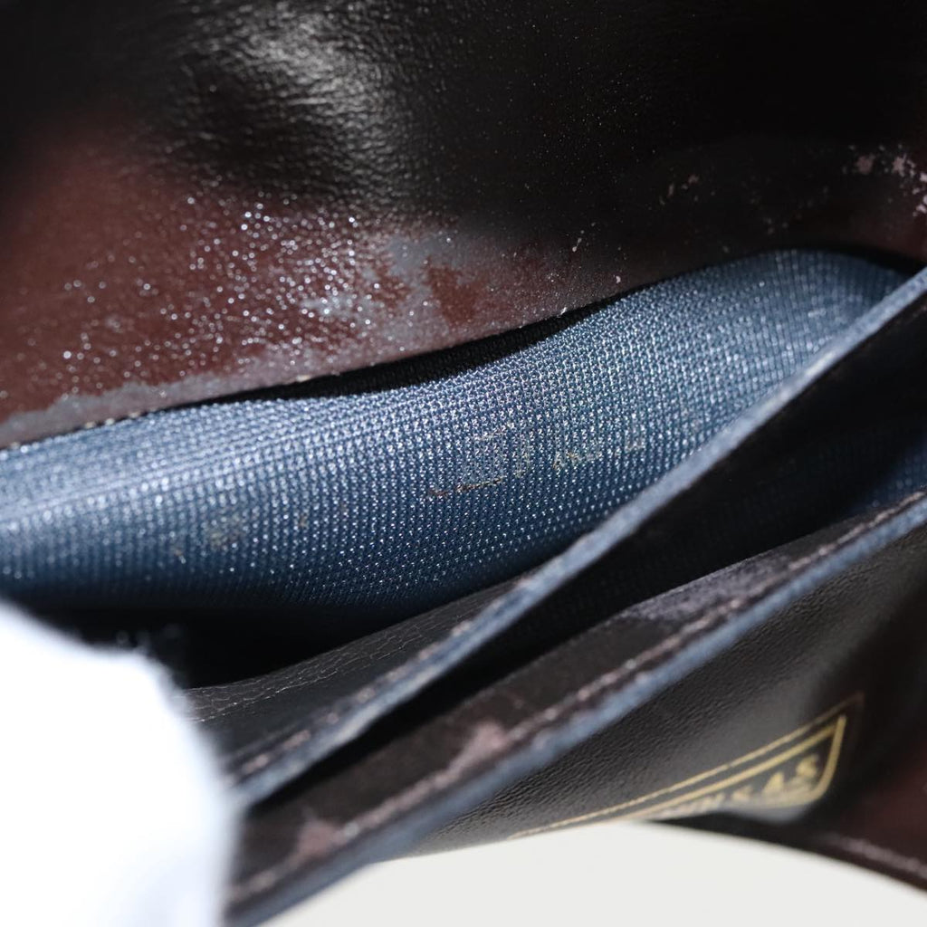 FENDI Zucca Canvas Wallet Black Brown yk16013