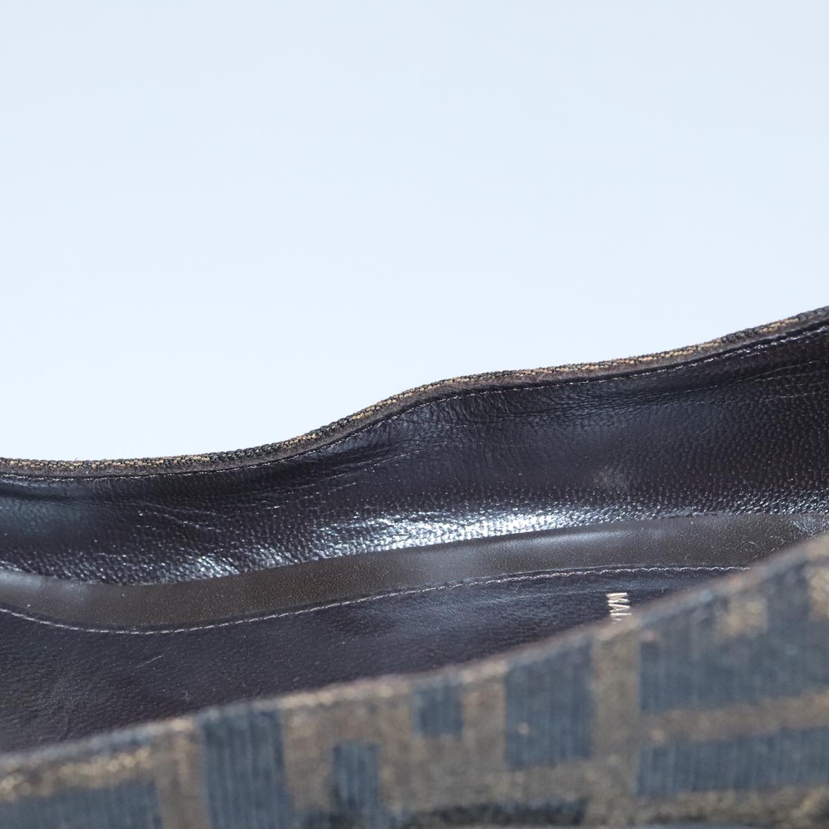 FENDI Zucca Canvas Pumps 37 pumps Brown Black Gold yk16020