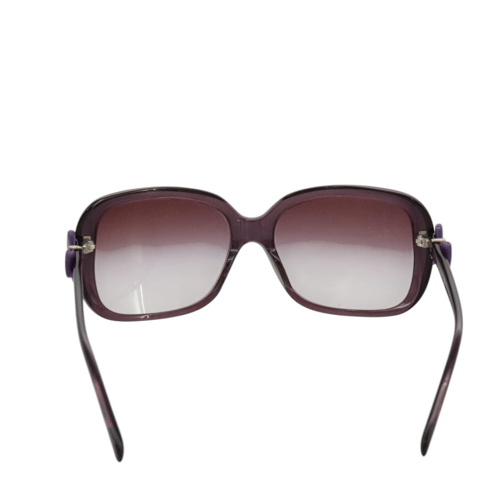CHANEL Sunglasses plastic Purple CC yk16024