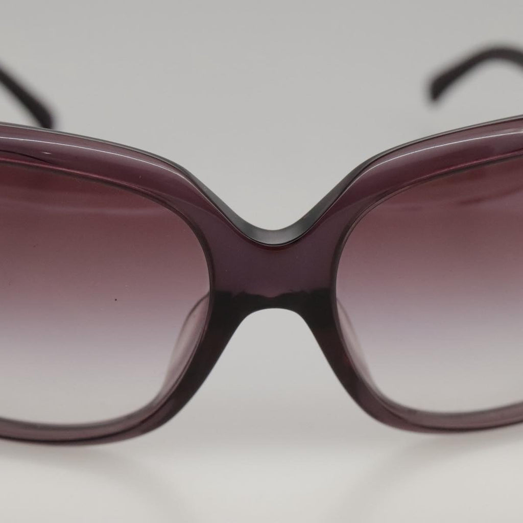 CHANEL Sunglasses plastic Purple CC yk16024