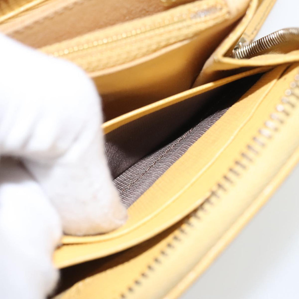 FENDI Zucca Canvas Long Wallet Black Brown yk16051