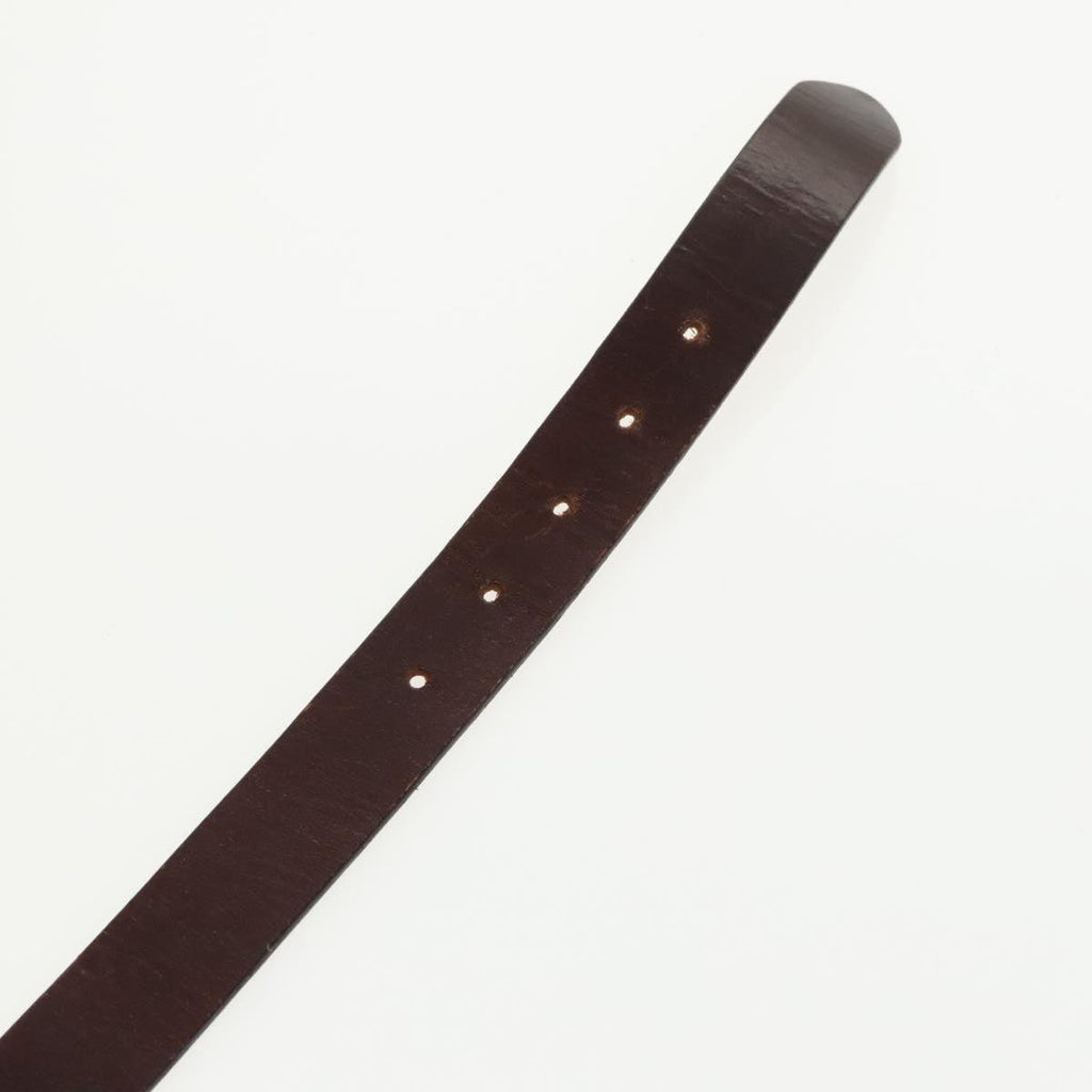 FENDI Belt Leather 31.9"" Brown yk16060