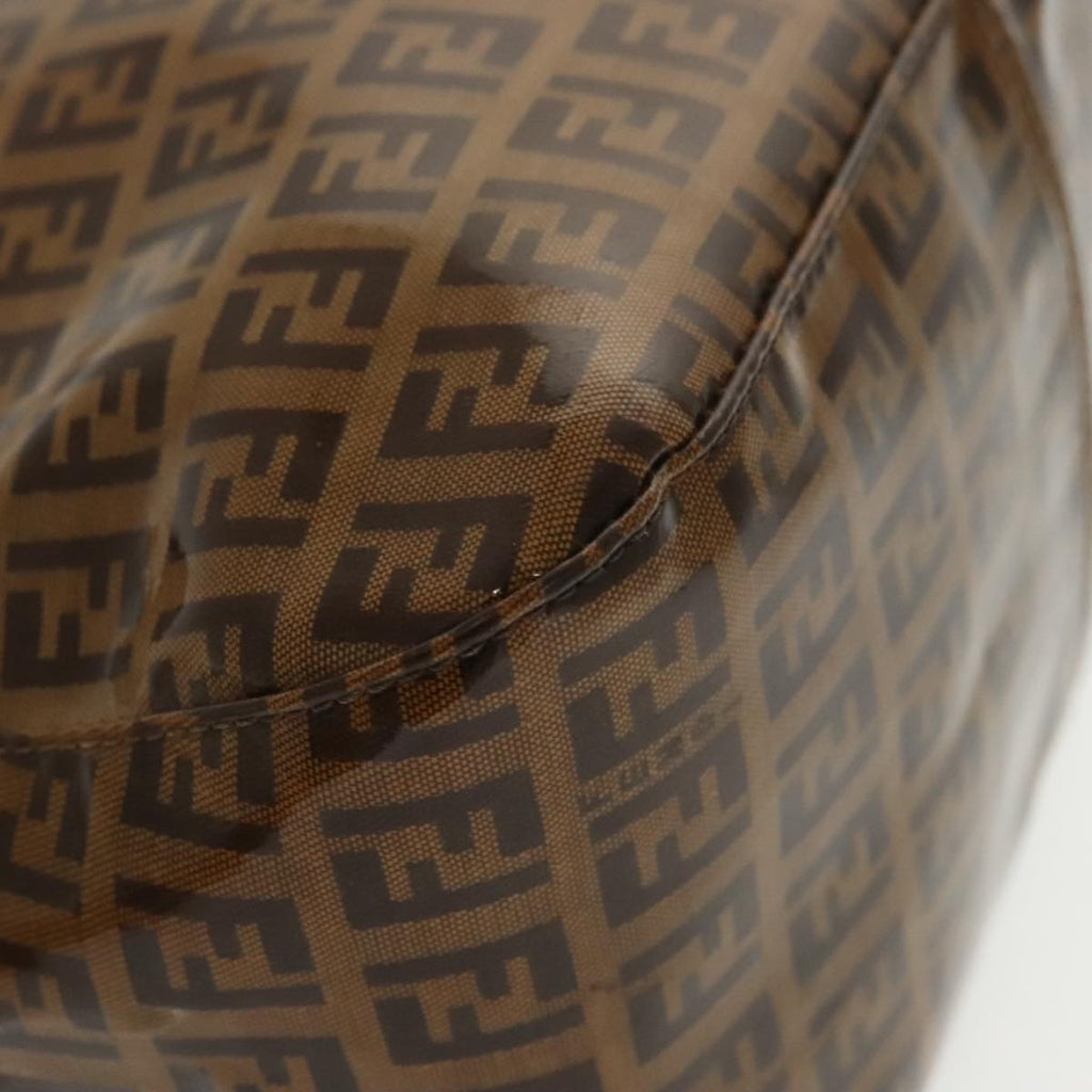 FENDI Zucchino Canvas Mamma Baguette Shoulder Bag Enamel Beige yk16064