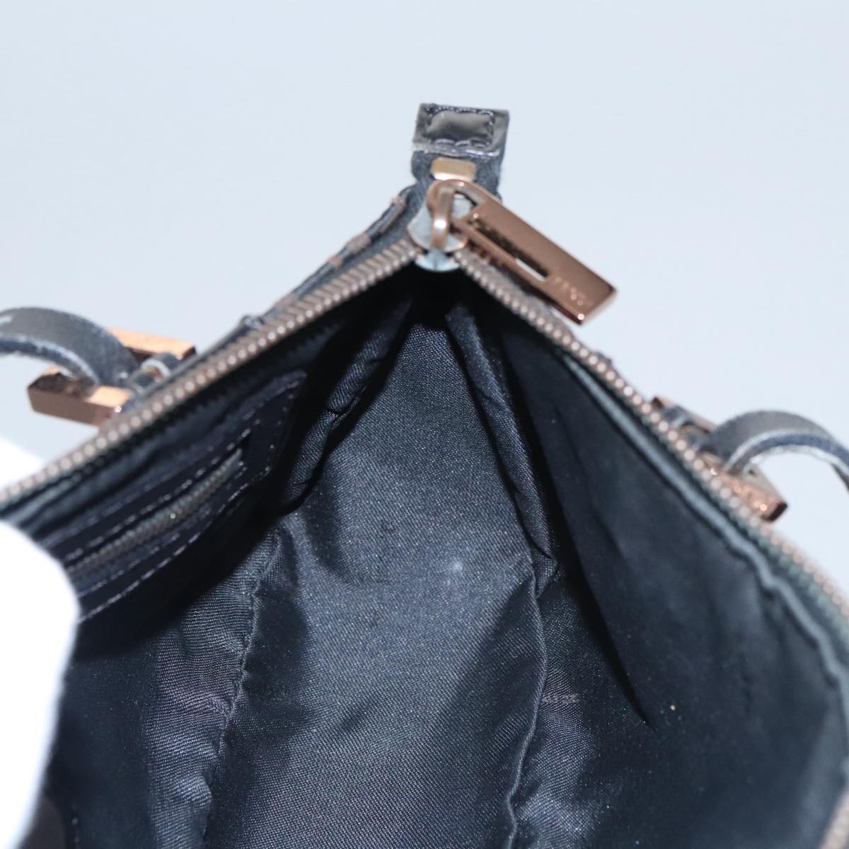 FENDI Zucchino Canvas Hand Bag Brown yk16172