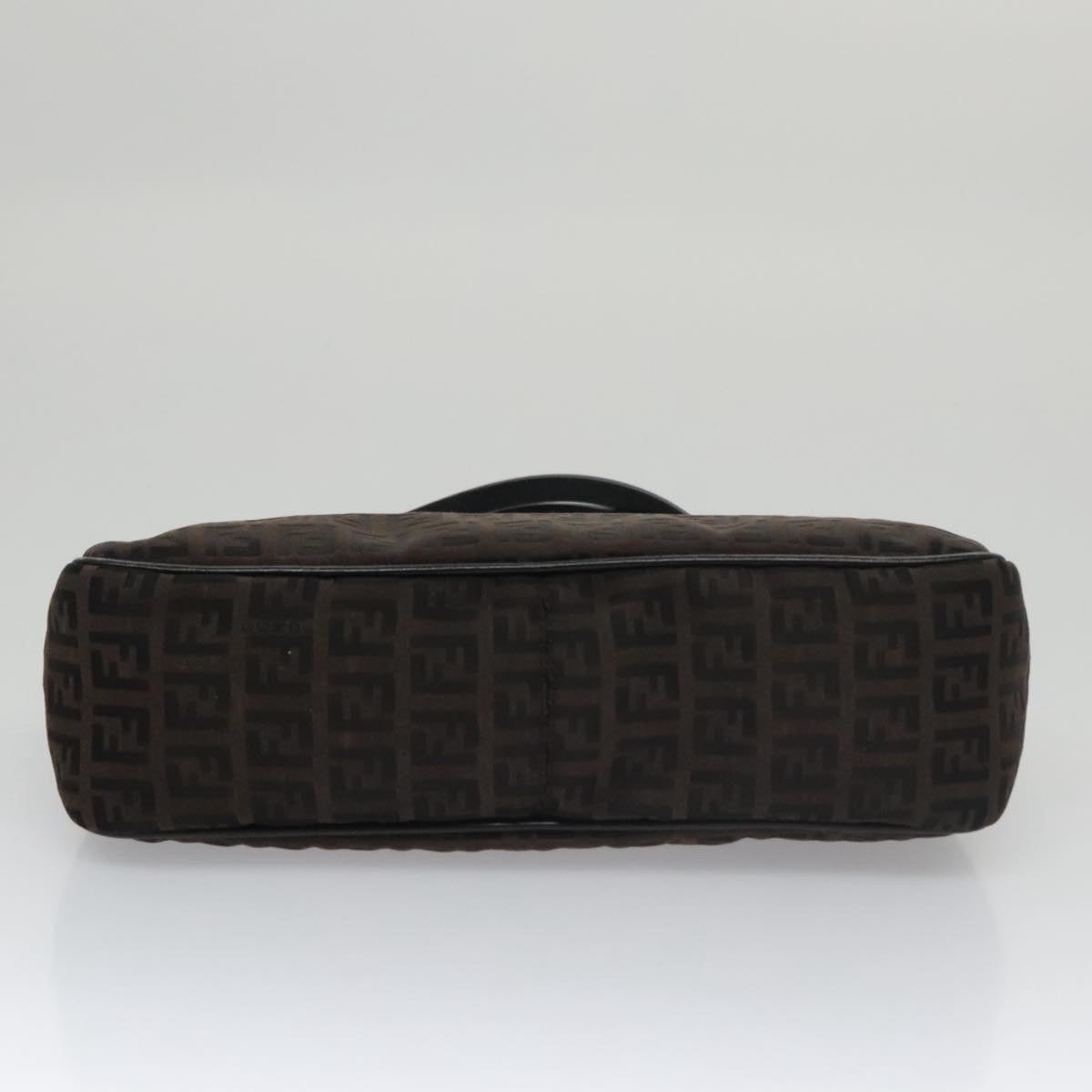 FENDI Zucchino Canvas Hand Bag Brown yk16172