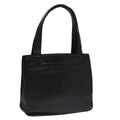 CHANEL Matelasse Hand Bag Lamb Skin Black CC yk16261