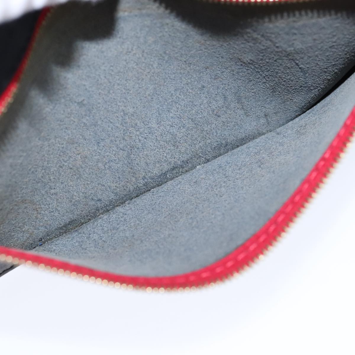 FENDI Pecan Canvas Shoulder Bag Brown Black yk16282