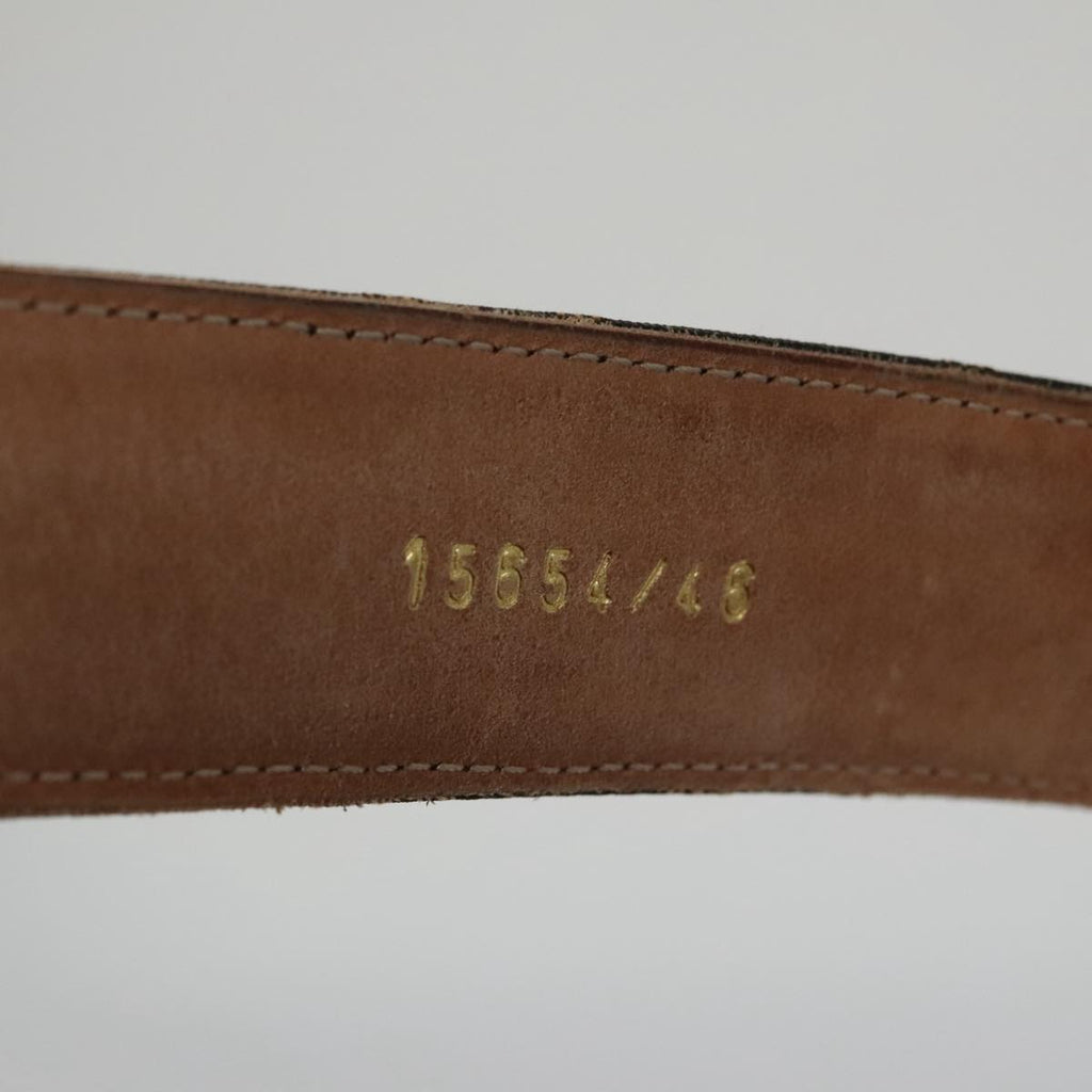FENDI Zucca Canvas Belt 32.3""-36.2"" Brown yk16363