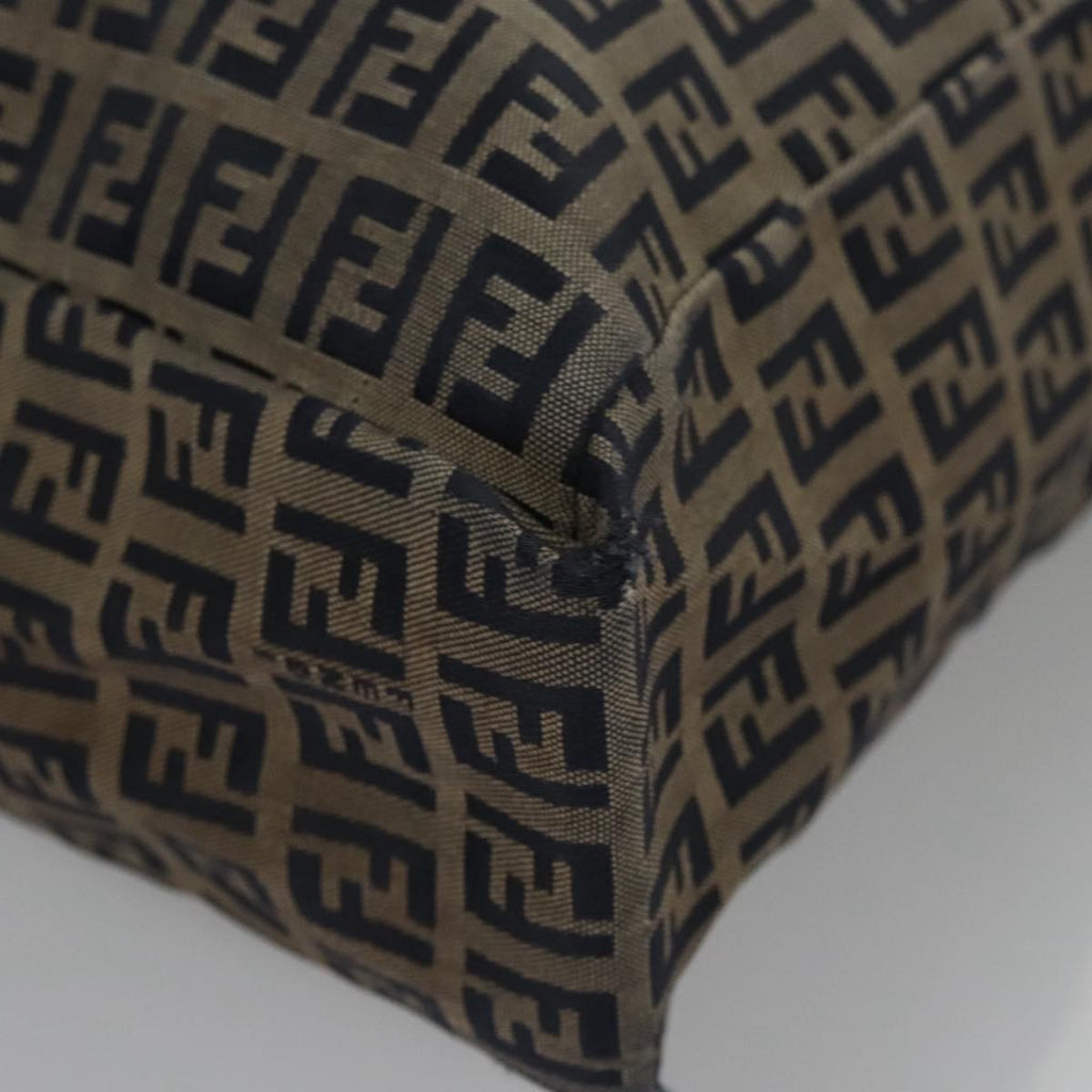 FENDI Zucchino Canvas Tote Bag Navy yk16382