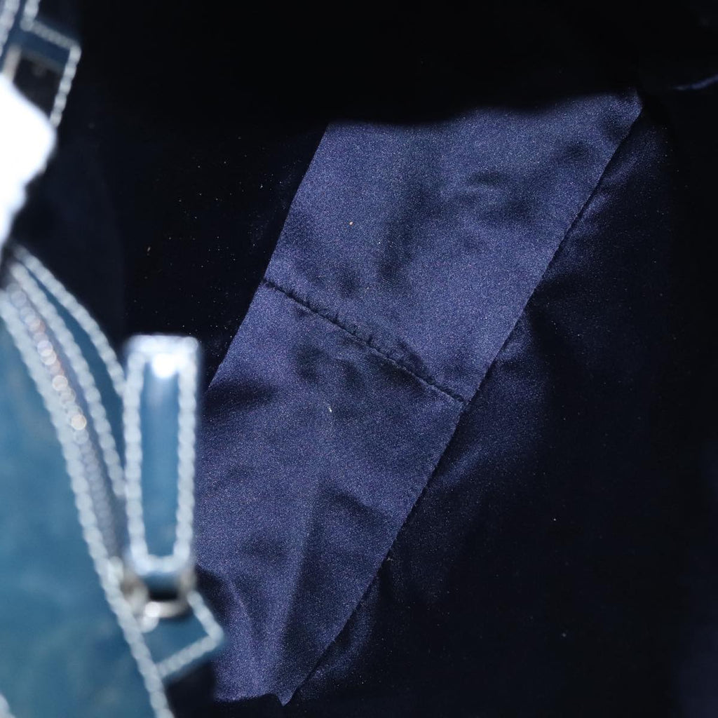 FENDI Zucchino Canvas Tote Bag Navy yk16382