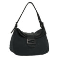 FENDI Mamma Baguette Shoulder Bag cotton Gray yk16404