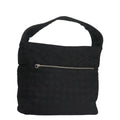 CHANEL New Travel line Shoulder Bag Nylon Black CC yk16511