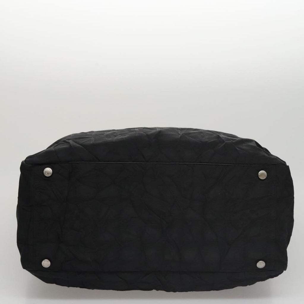 CHANEL New Travel line Shoulder Bag Nylon Black CC yk16511
