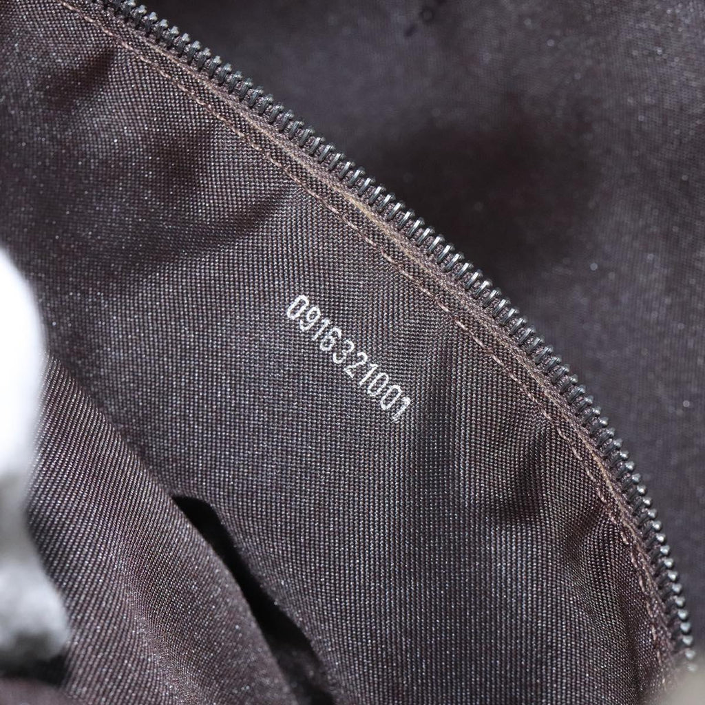FENDI Zucca Canvas Croissant Shoulder Bag Black Brown yk17081A