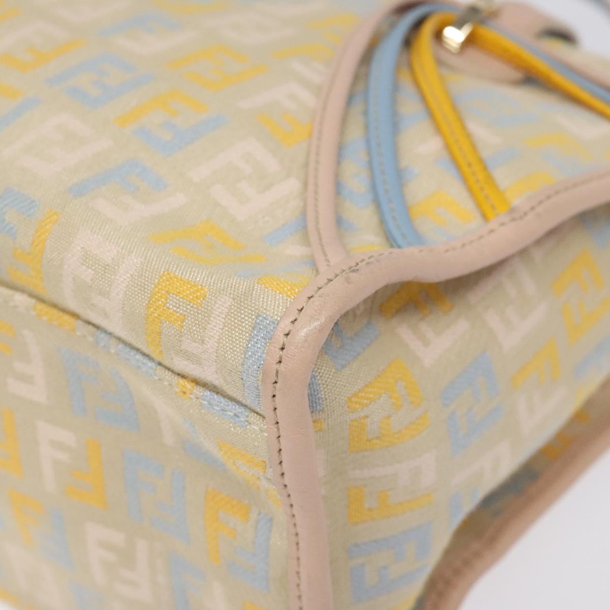 FENDI Zucchino Canvas Hand Bag Multicolor yk17408