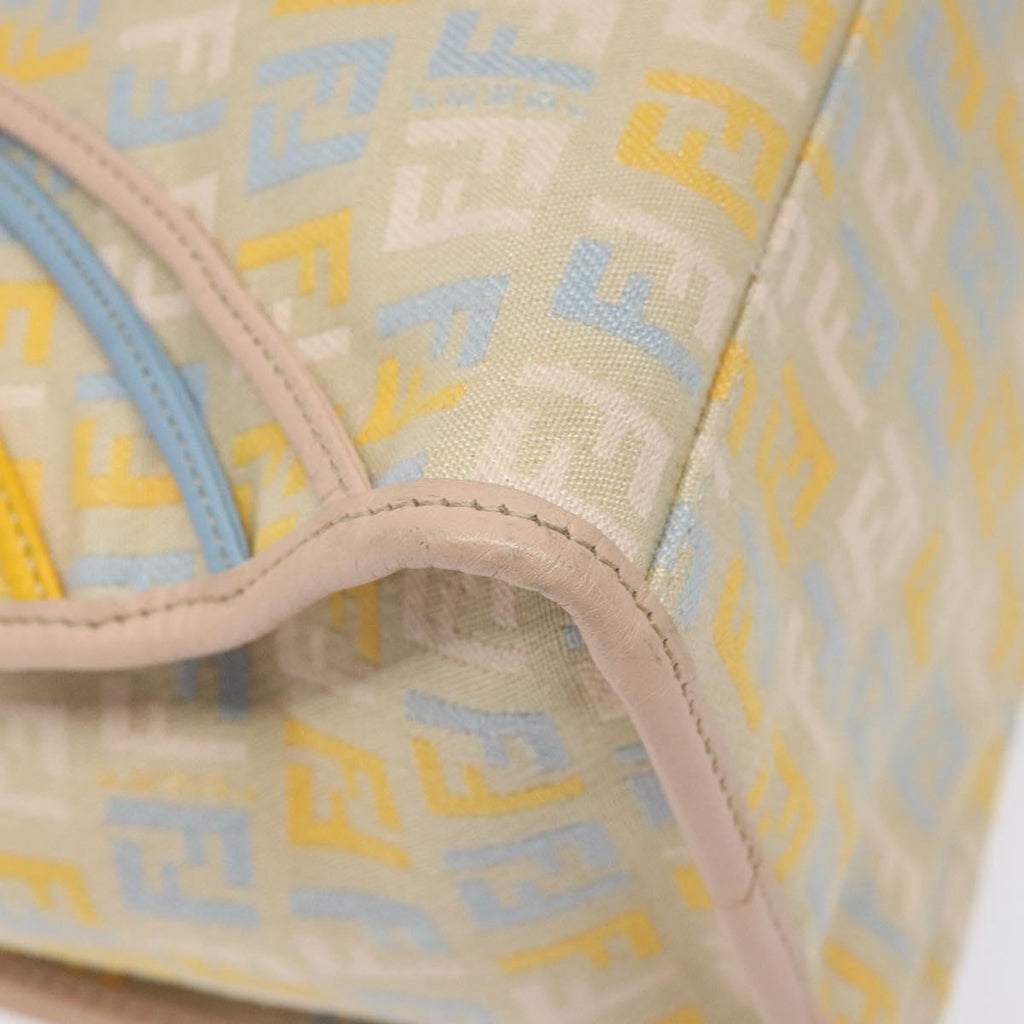 FENDI Zucchino Canvas Hand Bag Multicolor yk17408