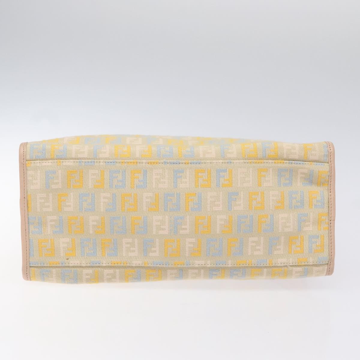 FENDI Zucchino Canvas Hand Bag Multicolor yk17408