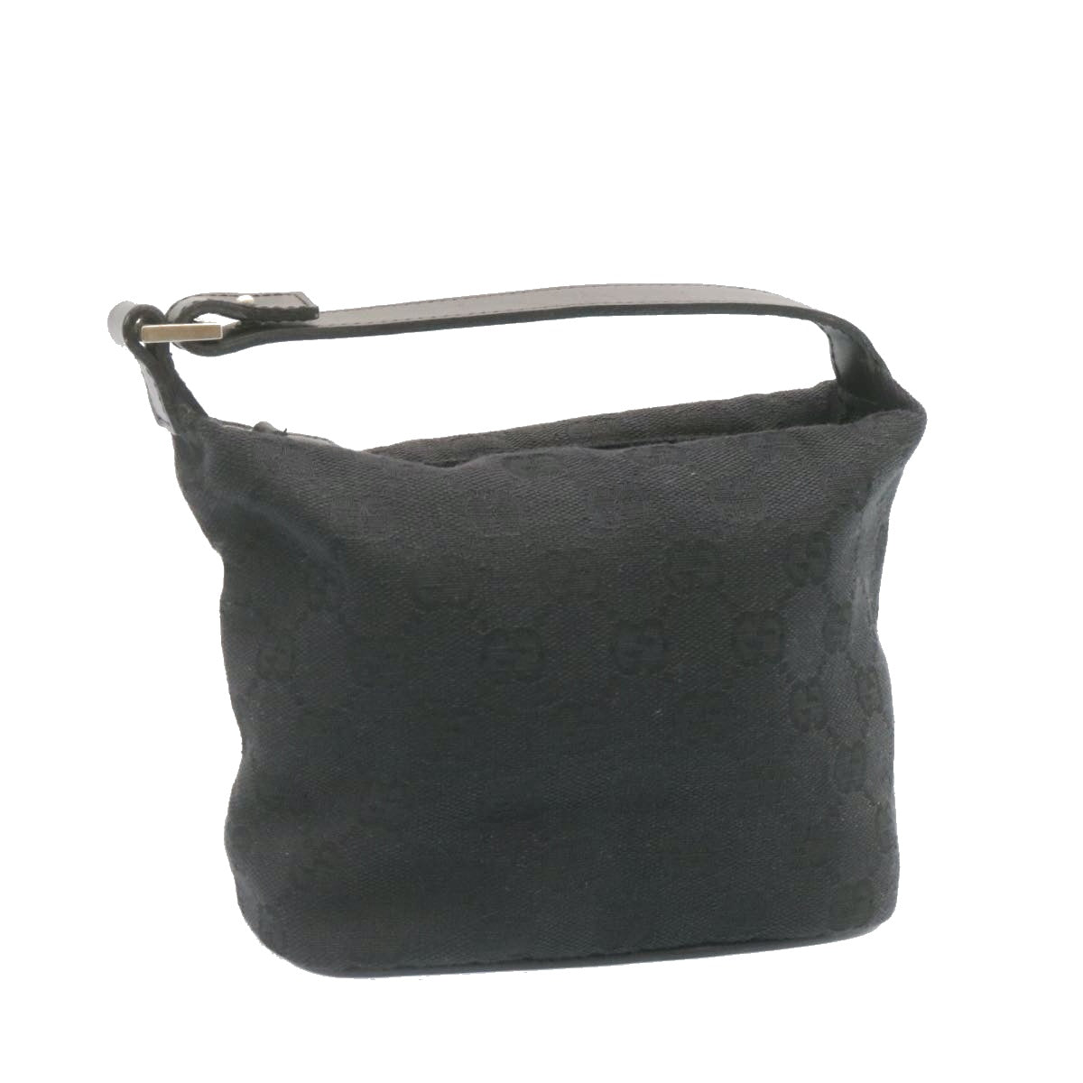 GUCCI GG Canvas Accessory Pouch Black yk2108