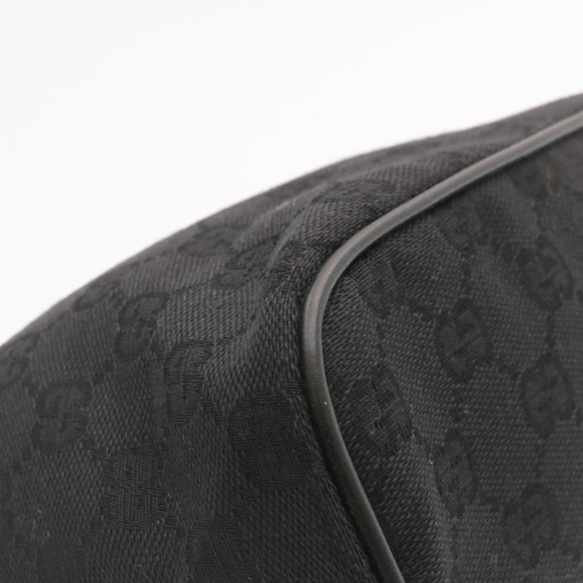 GUCCI GG Canvas Accessory Pouch Black yk2108