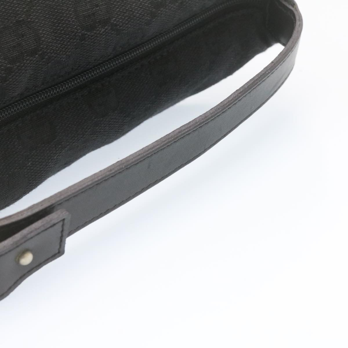 GUCCI GG Canvas Accessory Pouch Black yk2108